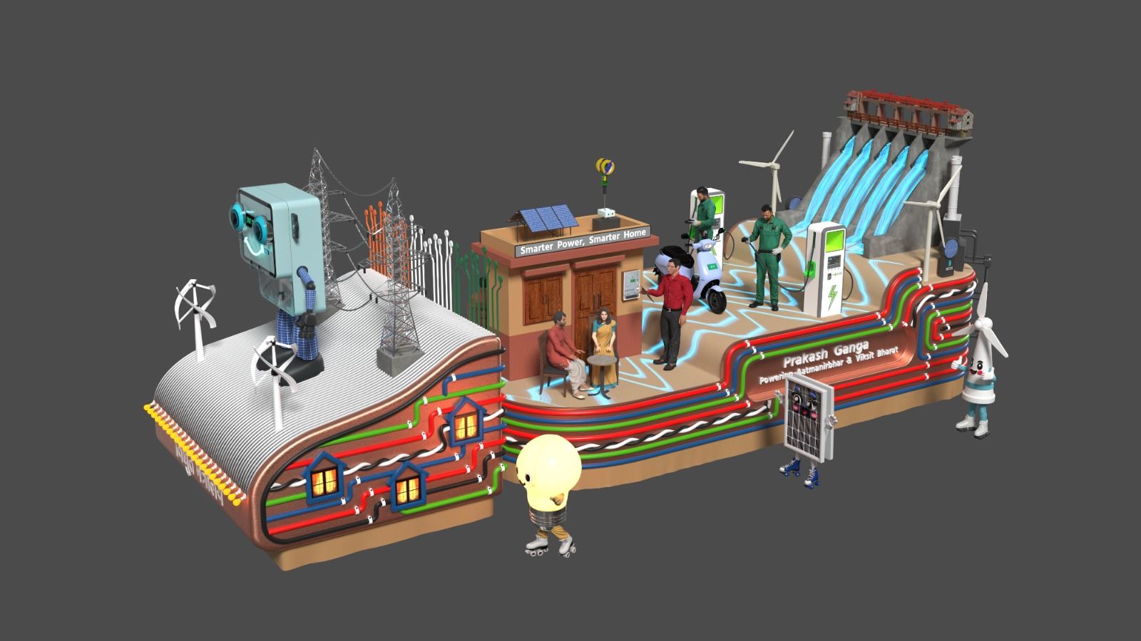 विद्युत मंत्रालय गणतंत्र दिवस परेड 2026 में 'प्रकाश गंगा' झांकी करेगा पेश